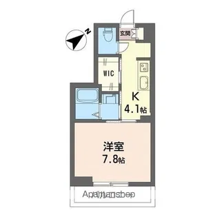 シャーメゾン咲いてる【2階】の間取り