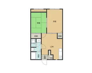 ベルハイム【2階】の間取り