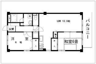 ツインズK2【3階】の間取り