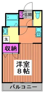 サニーフラッツ【1階】の間取り