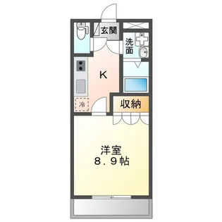 エレガントI【1階】の間取り