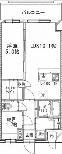 ロイヤルヒルサイド妙蓮寺【3階】の間取り