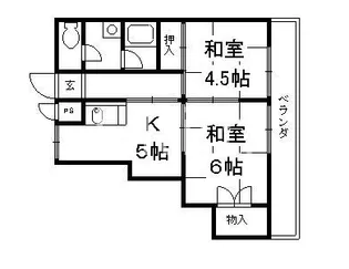 ウッドベルハイム【2階】の間取り