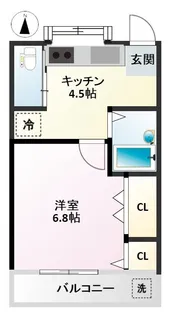 第5尾崎荘【2階】の間取り