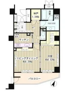 中目黒GTハイツ【14階】の間取り