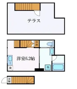 The Terrace新検見川【2階】の間取り