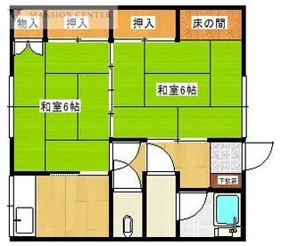 コーポタカノ【1階】の間取り