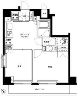 東京都中野区鷺宮1【マンション】の間取り