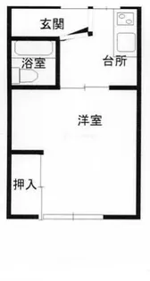 メゾンフローラ【2階】の間取り