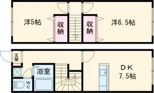 インタービレッジもとやしきの間取り