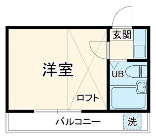 スマイル大矢部【1階】の間取り