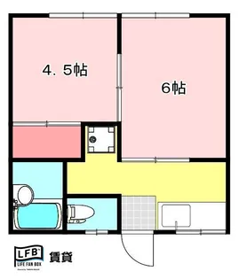 コーポ佐野【1階】の間取り