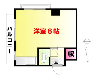 東京都中野区中野1【マンション】の間取り