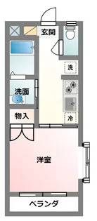 ヒルサイド安里【5階】の間取り