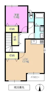 1LDKの間取り画像