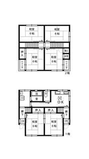 兵庫県尼崎市西難波町1【一戸建】の間取り