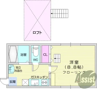 MAISON RATIS【1階】の間取り