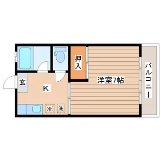 国見パーソナルI【1階】の間取り