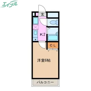 アステール鴻之台【1階】の間取り