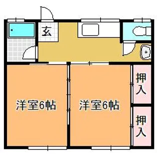 ラ・ヴィータ桐生【2階】の間取り