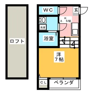 Chura【1階】の間取り