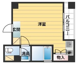 ビクトワーレ【6階】の間取り