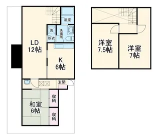埼玉県さいたま市中央区本町西3【一戸建】の間取り
