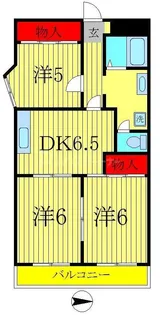 千葉県流山市南流山8【マンション】の間取り