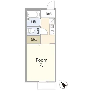 フローラA【2階】の間取り