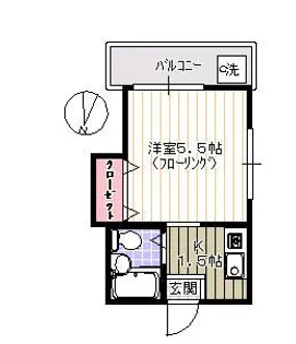 BOX 1【4階】の間取り