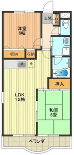 緑山ハイツC【2階】の間取り
