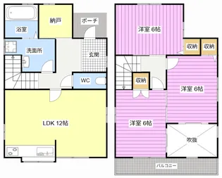 静岡県浜松市中央区上島7【一戸建】の間取り