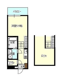 La Fonte上野【2階】の間取り
