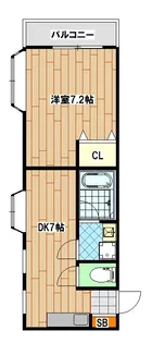 神奈川県川崎市川崎区京町2【マンション】の間取り