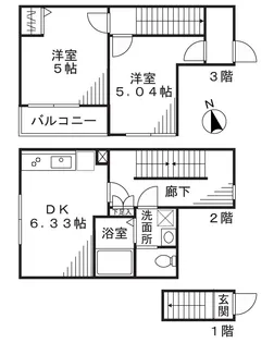 ミハス芦花公園の間取り