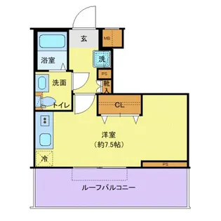 ジェノヴィア妙典【5階】の間取り