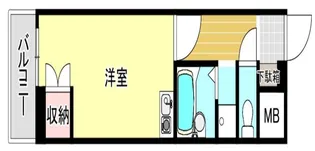 博多Vビル【11階】の間取り