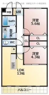 Apice(アピチェ)【2階】の間取り