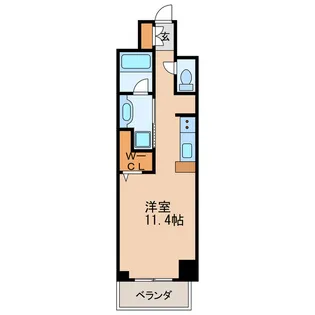 御幸レジデンス丸の内【7階】の間取り
