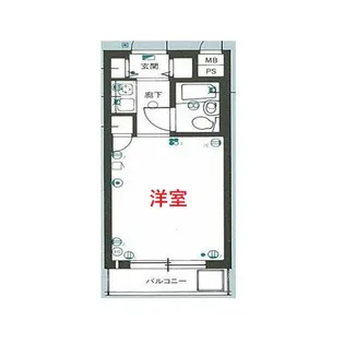 東京都大田区大森北2【マンション】の間取り