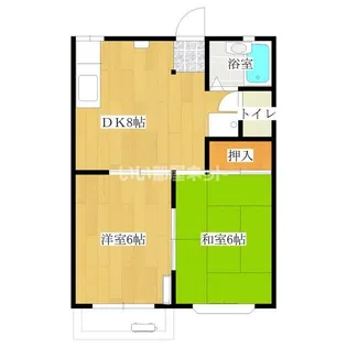 2DKの間取り画像