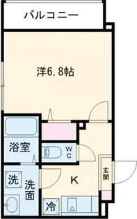 埼玉県入間市黒須2【アパート】の間取り