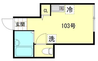 ネオス葛西【1階】の間取り