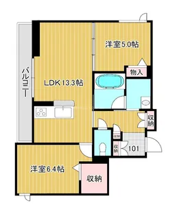 セゾレーナ【1階】の間取り