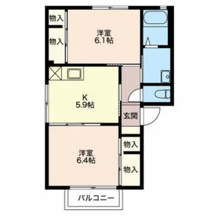 セブ97【1階】の間取り