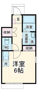 ベレガンス新鎌ヶ谷II【1階】の間取り