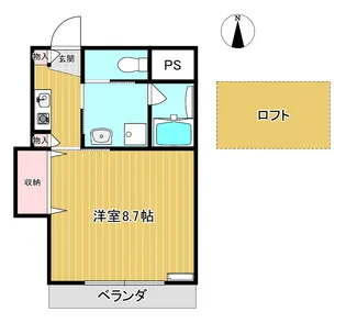 サンロイヤル【3階】の間取り