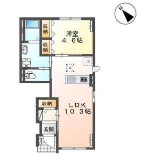 ルナ・ピエーナII【1階】の間取り