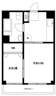 第2ナカヤビル【3階】の間取り