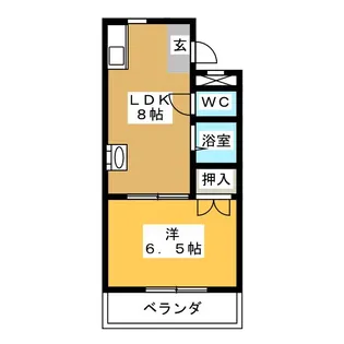 アネックス大幸【2階】の間取り